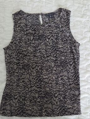 Banana Republic Abstract Print Sleeveless Shell Top Medium